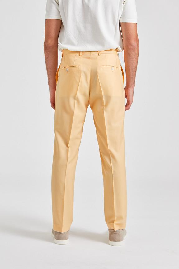 Oscar Jacobson Del S Trousers Yellow Sand-3