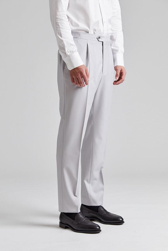 Oscar Jacobson Delon Evo Trouser Gravel Grey-1