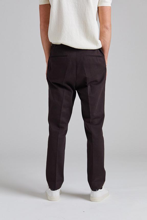 Oscar Jacobson Delon SA Evo Brushed Cotton Dk Brown-3