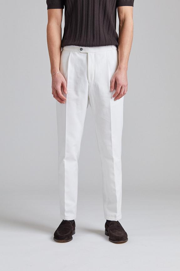 Oscar Jacobson Delon SA Evo Brushed Cotton Snow White