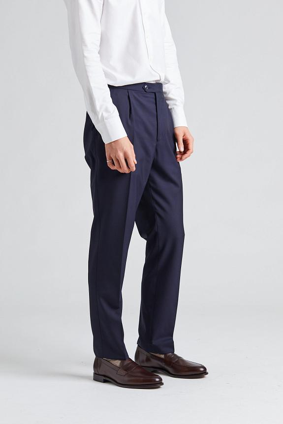 Oscar Jacobson Delon Side Adjusters Evo Trouser Navy-1