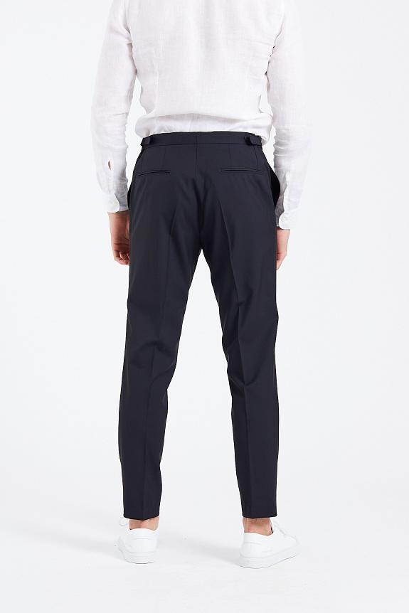 Oscar Jacobson Delon Side Adjuster Trouser Black-1