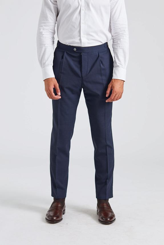 Oscar Jacobson Delon Side Adjuster Trousers Dew Blue