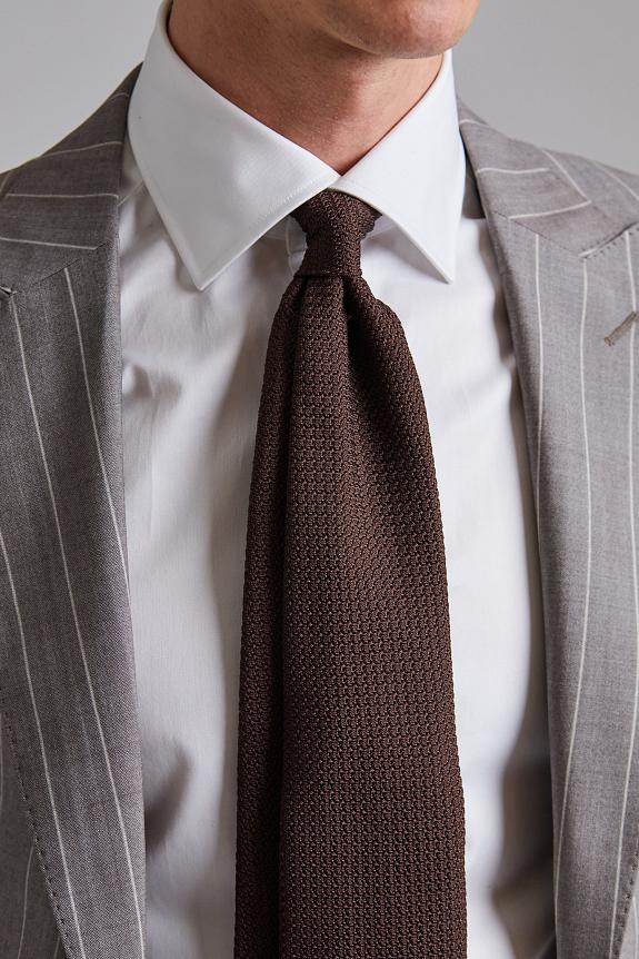 Oscar Jacobson Faron Dandy Suit Suede Brown-8