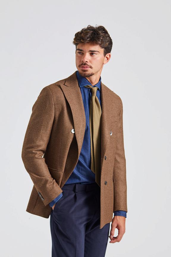 Oscar Jacobson Farris Blazer Barque Brown-3