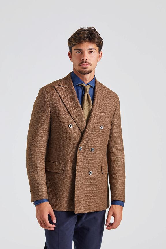 Oscar Jacobson Farris Blazer Barque Brown-5