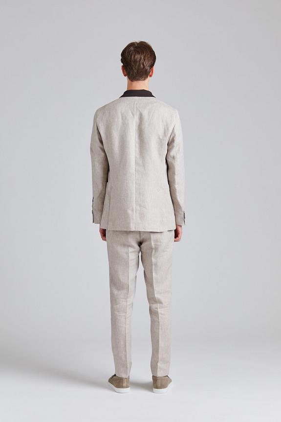 Oscar Jacobson Farris Patch Delon Suit Trench Beige-3