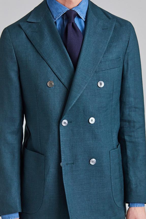 Oscar Jacobson Farris Del Suit Shell Green-3
