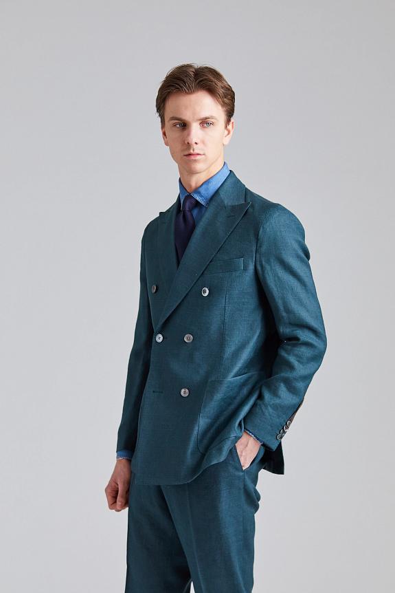 Oscar Jacobson Farris Del Suit Shell Green-8