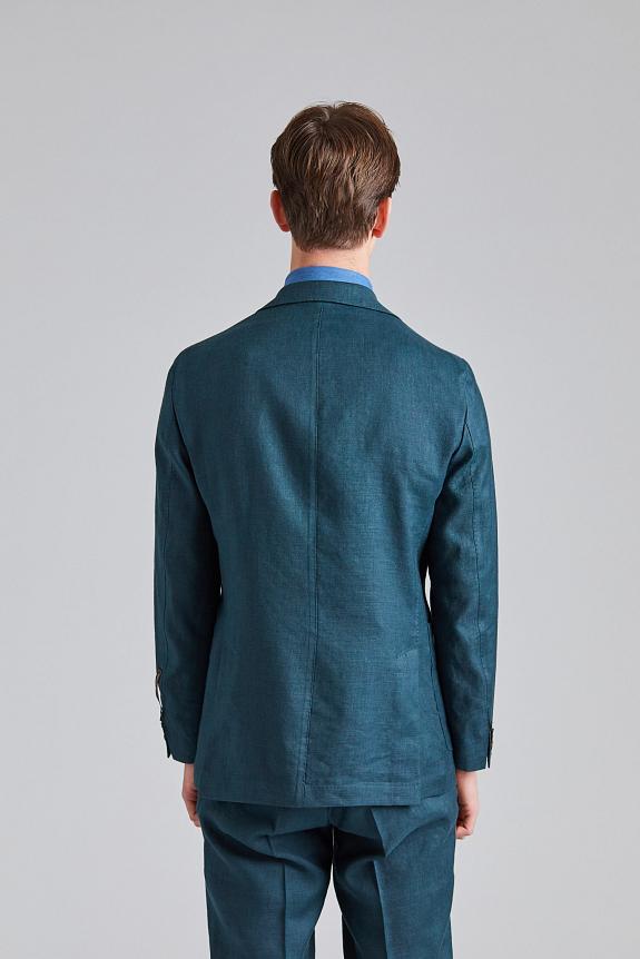 Oscar Jacobson Farris Patch Soft Blazer Shell Green-3