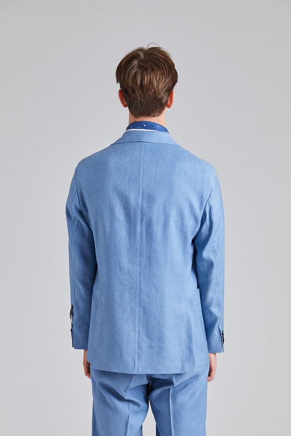 Oscar Jacobson Farris Del Suit Smog Blue-5