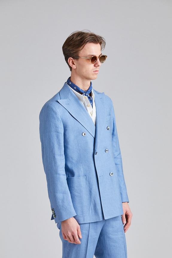 Oscar Jacobson Farris Del Suit Smog Blue-4