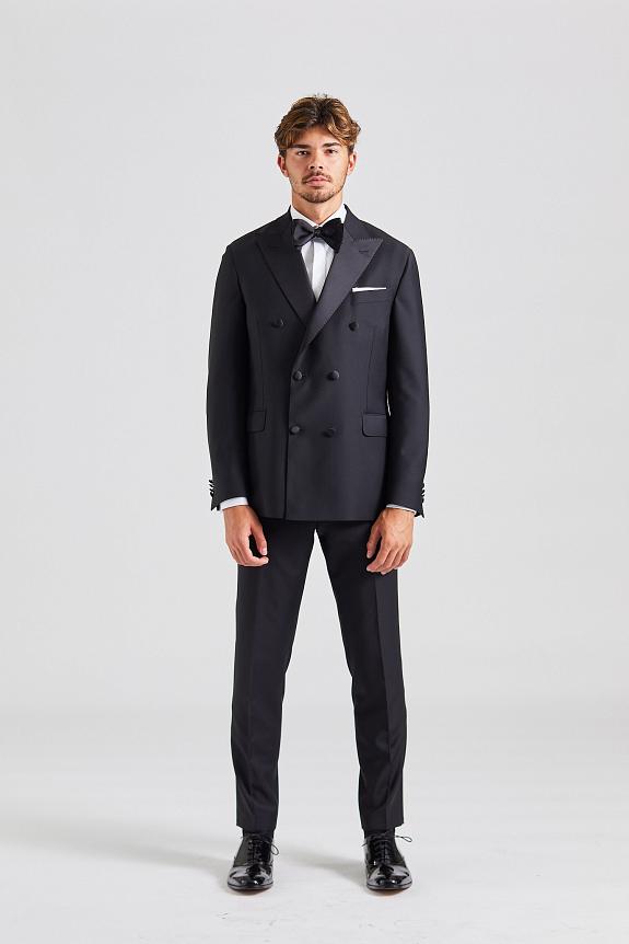 Oscar Jacobson Farris Tuxedo Blazer Black 