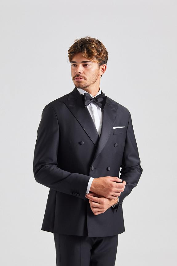 Oscar Jacobson Farris Tuxedo Blazer Black 