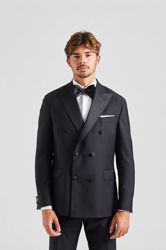 Oscar Jacobson Farris Tuxedo Blazer Black 