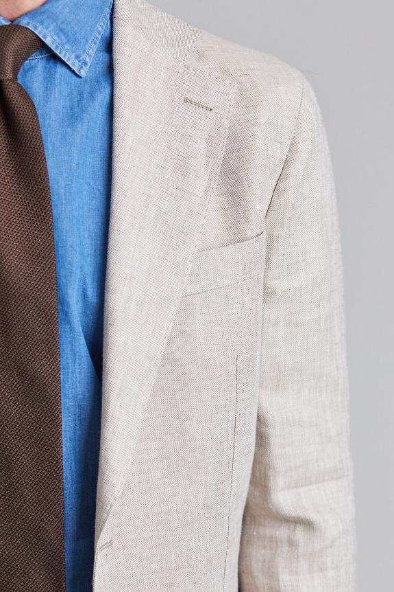 Oscar Jacobson Ferry Denz Suit Trench Beige-7