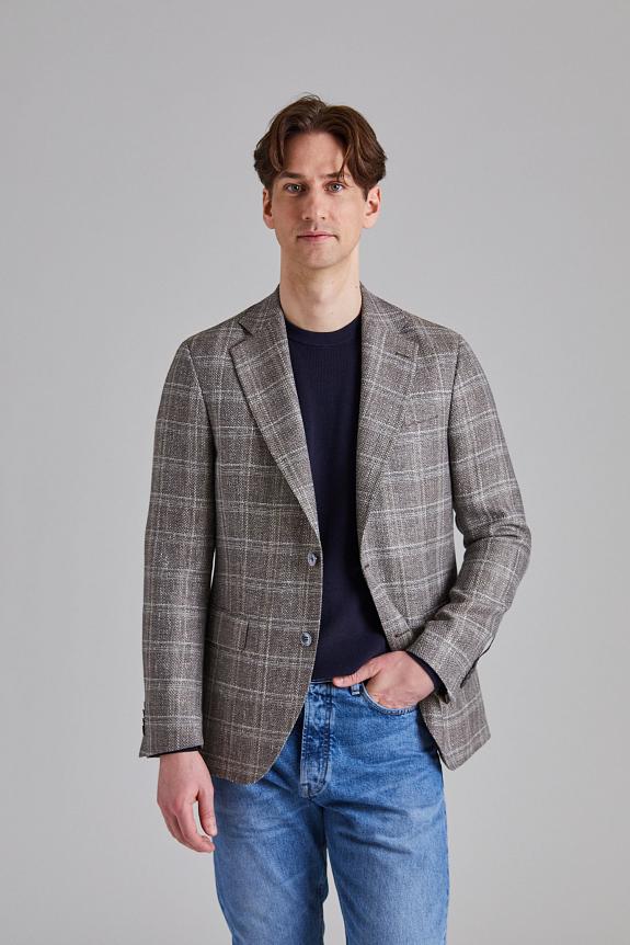 Oscar Jacobson Fogerty Blazer Pebble Beige-3