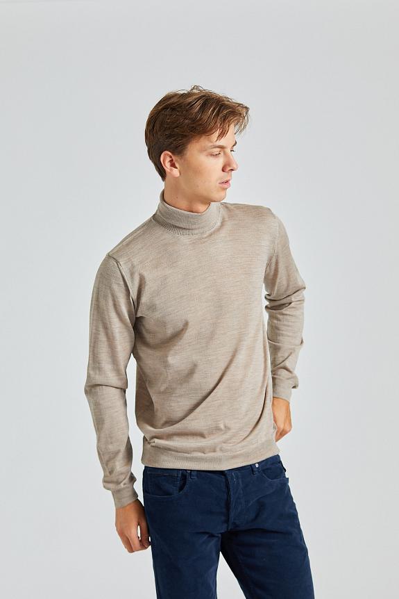 Oscar Jacobson Marcel Rollneck Baked Beige