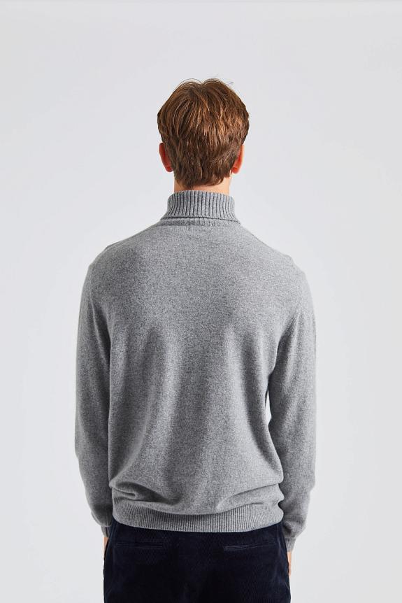 Oscar Jacobson Salim Rollneck Grey Melange