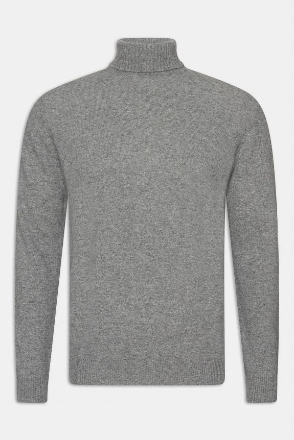 Oscar Jacobson Salim Rollneck Grey Melange