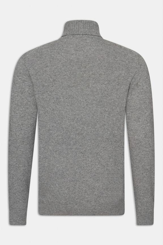 Oscar Jacobson Salim Rollneck Grey Melange