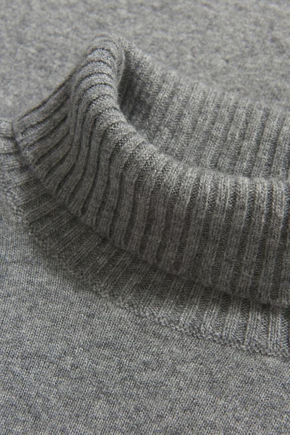 Oscar Jacobson Salim Rollneck Grey Melange