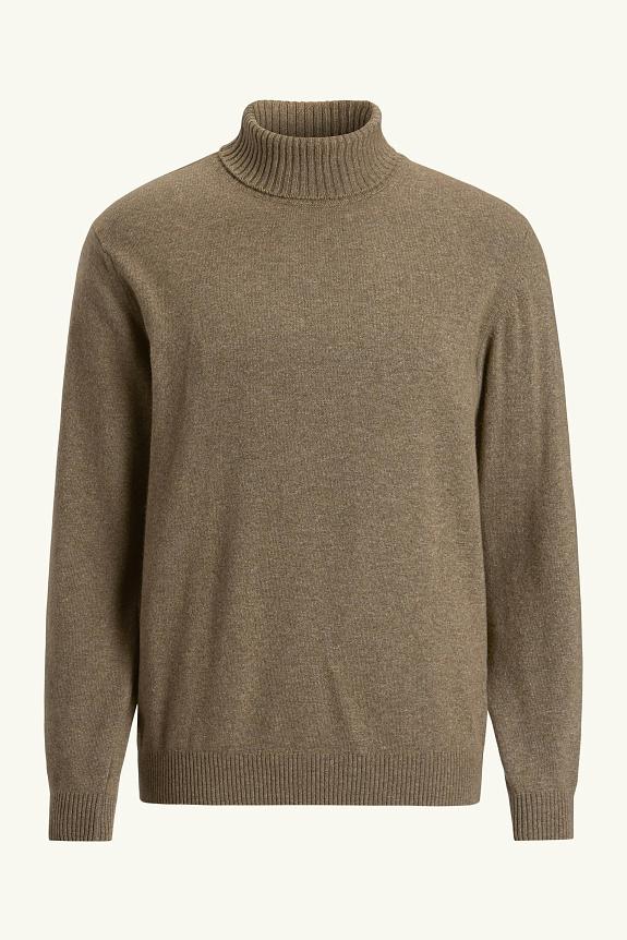 Oscar Jacobson Salim Rollneck Walnut Beige