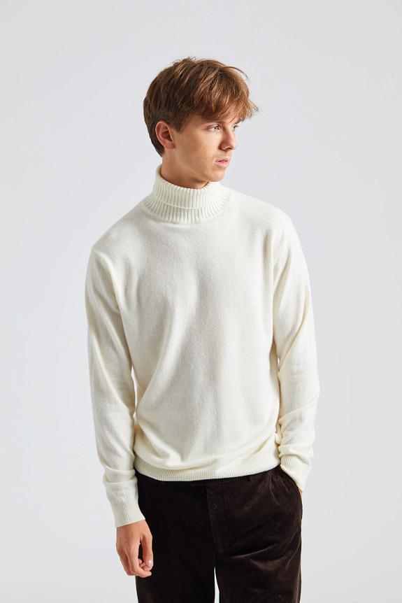 Oscar Jacobson Salim Rollneck White Shell