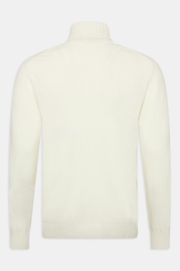 Oscar Jacobson Salim Rollneck White Shell