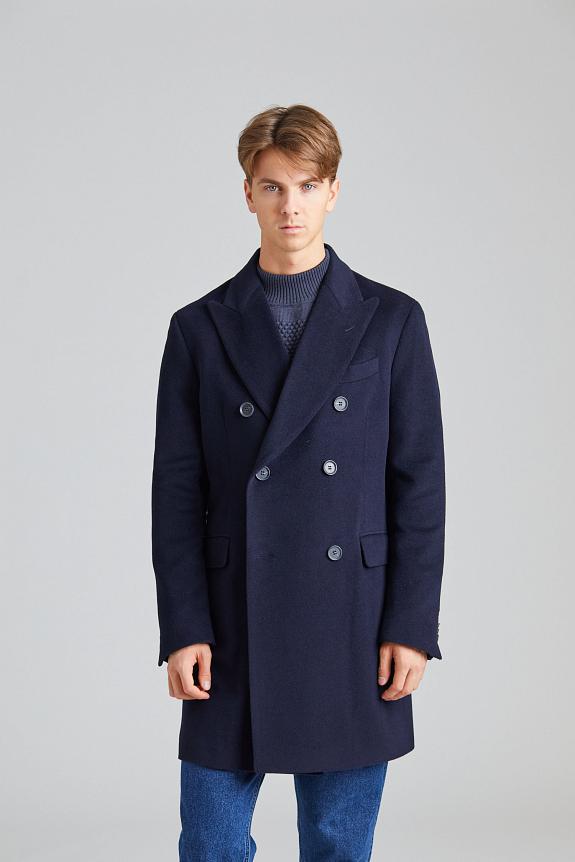 Oscar Jacobson Silvain DB Coat Navy-2