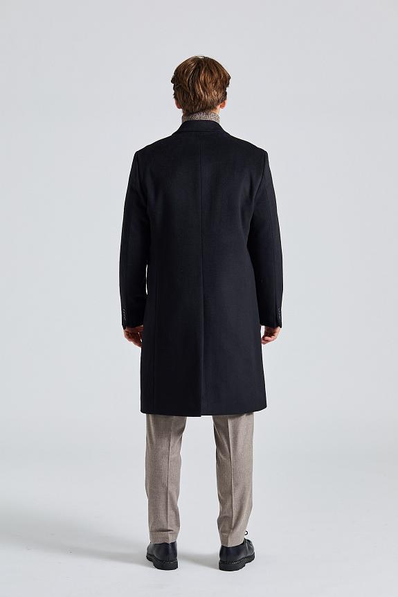 Oscar Jacobson Slater Coat Black-3