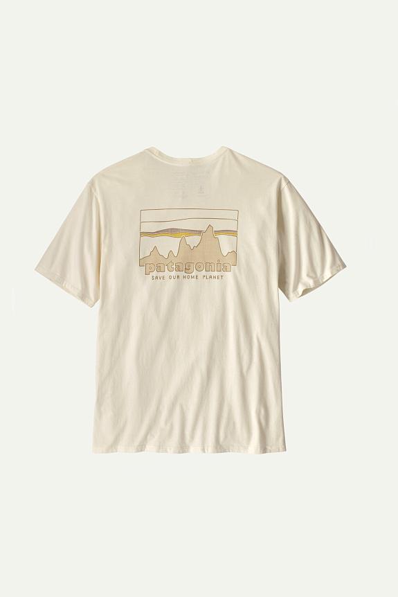 Patagonia 73 Skyline Organic T-Shirt Birch White-6
