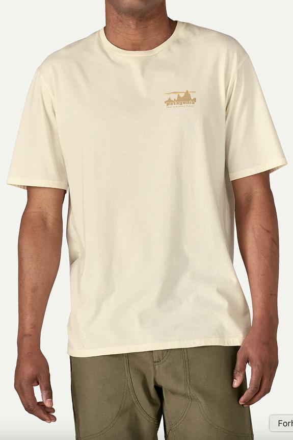 Patagonia 73 Skyline Organic T-Shirt Birch White-5