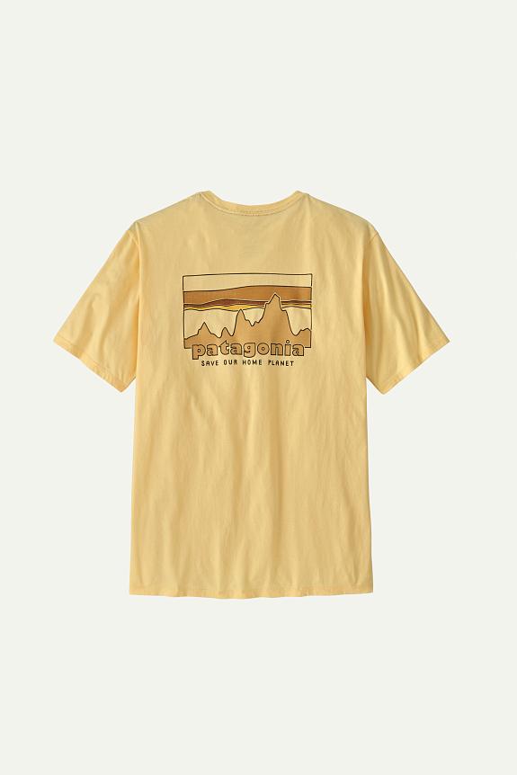 Patagonia 73 Skyline Organic T-Shirt Buttercup Yellow-5