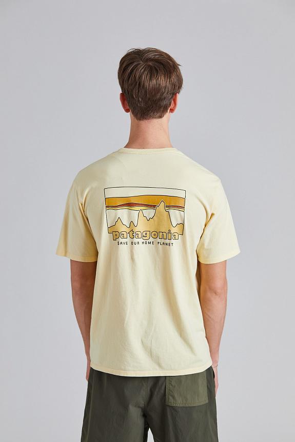 Patagonia 73 Skyline Organic T-Shirt Buttercup Yellow-1