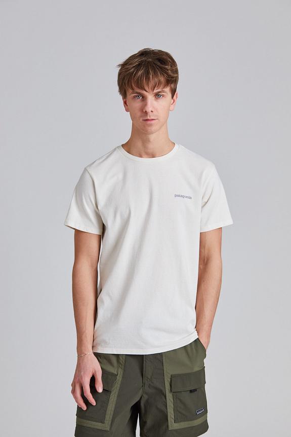 Patagonia Fitz Roy Icon Responsibili-Tee Birch White