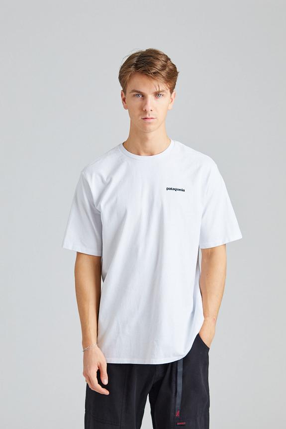 Patagonia P-6 Logo Responsibili-Tee White