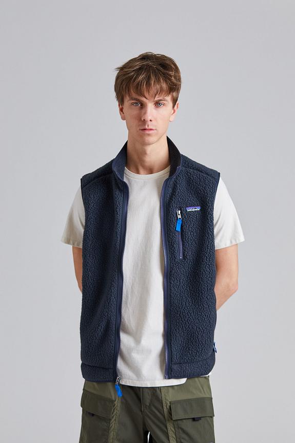 Patagonia Retro Pile Vest Pitch Blue-1