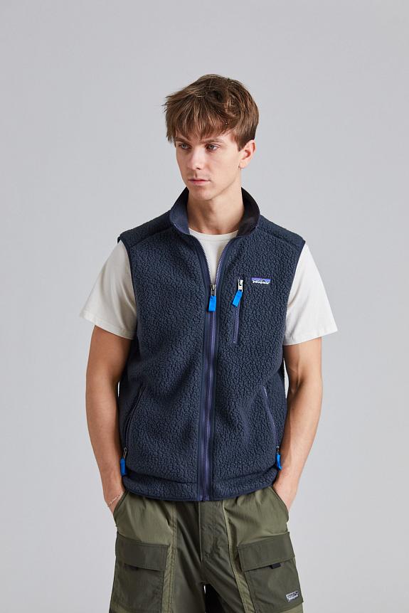 Patagonia Retro Pile Vest Pitch Blue-2