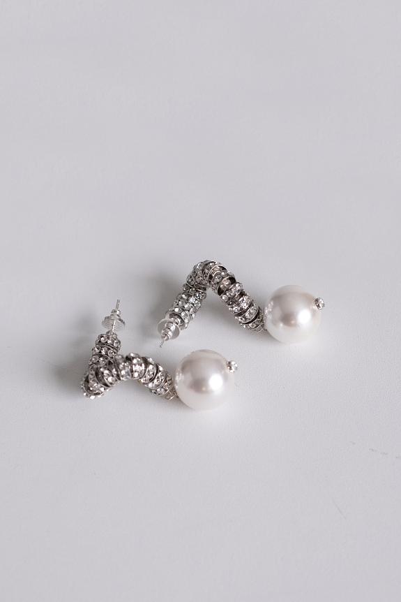 PEARL OCTOPUSS.Y Madonna Earrings Silver-3
