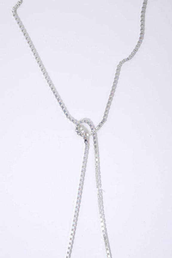 Pearl Octopuss.Y Silver Box Chain Rope
