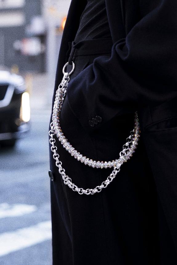 PEARL OCTOPUSS.Y Diamond Vampire Wallet Chain-1