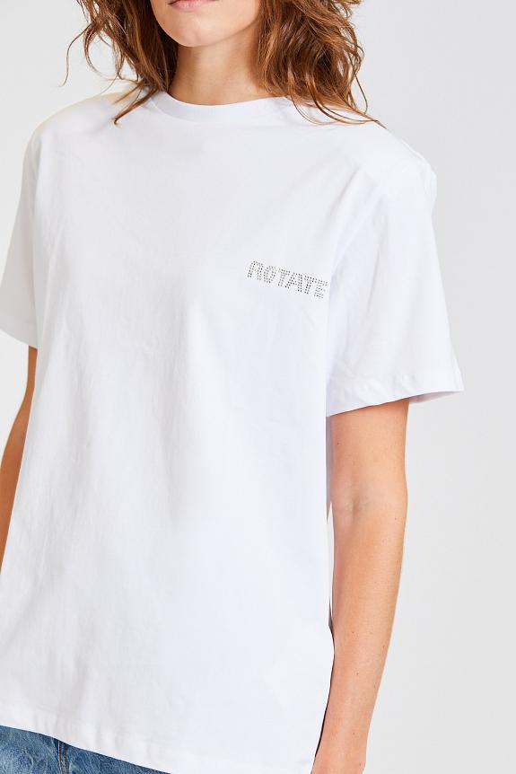 Straight Logo T-Shirt White-1