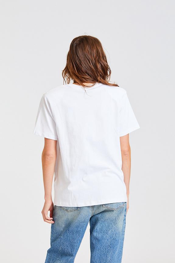 Straight Logo T-Shirt White-2