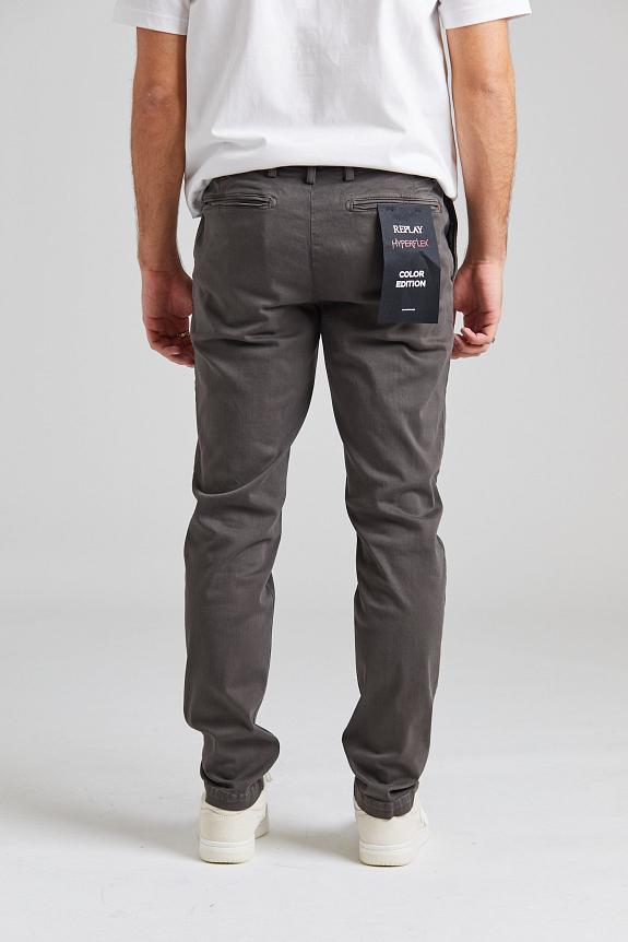 Replay Benni Hyperflex Chinos Woody Grey-2