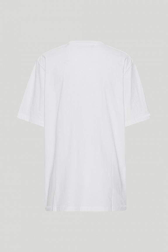 Jersey Straight T-Shirt Bright White-4
