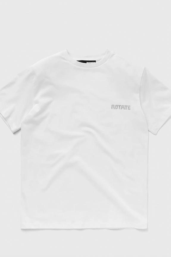 Straight Logo T-Shirt White-3