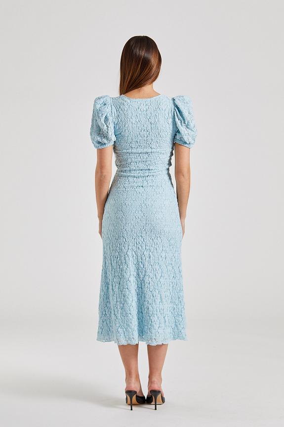 Rotate Lace Puff Sleeve Dress Omphalodes