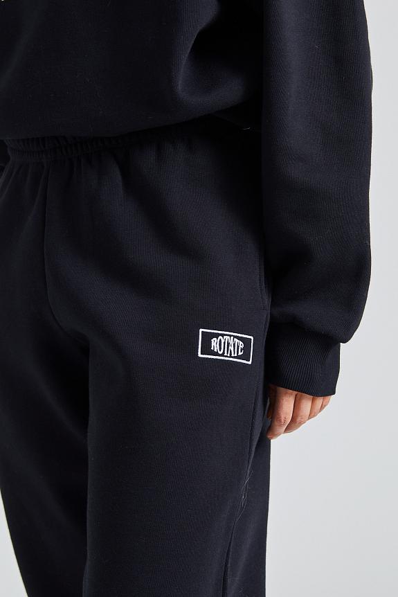 ROTATE Birger Christensen Sweatpants With Logo Black-2