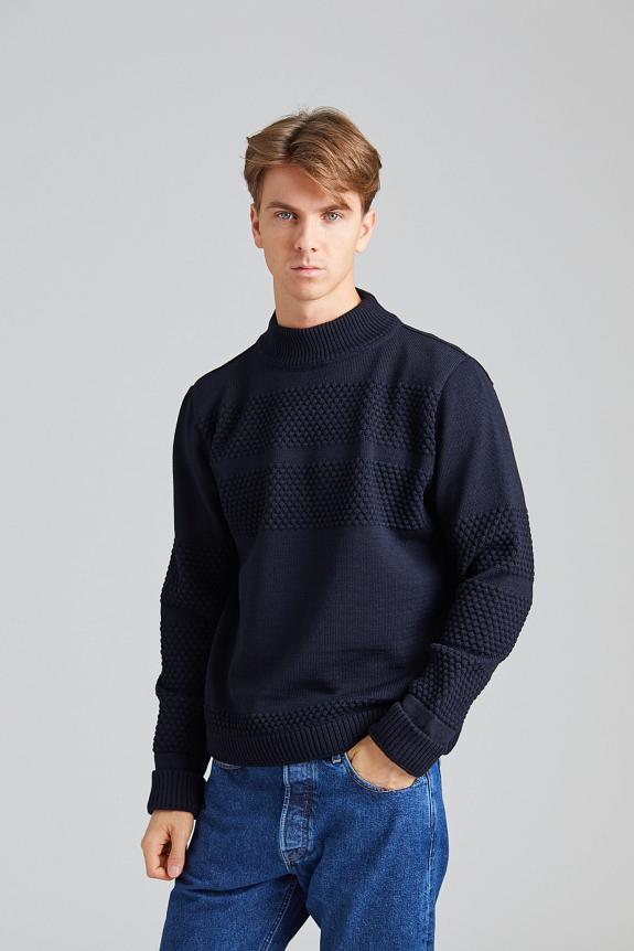 S.N.S. Herning Fisherman II Sweater Navy Blue